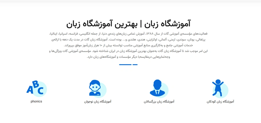 بهترین آموزشگاه زبان تهران 4 موسسه زبان گات